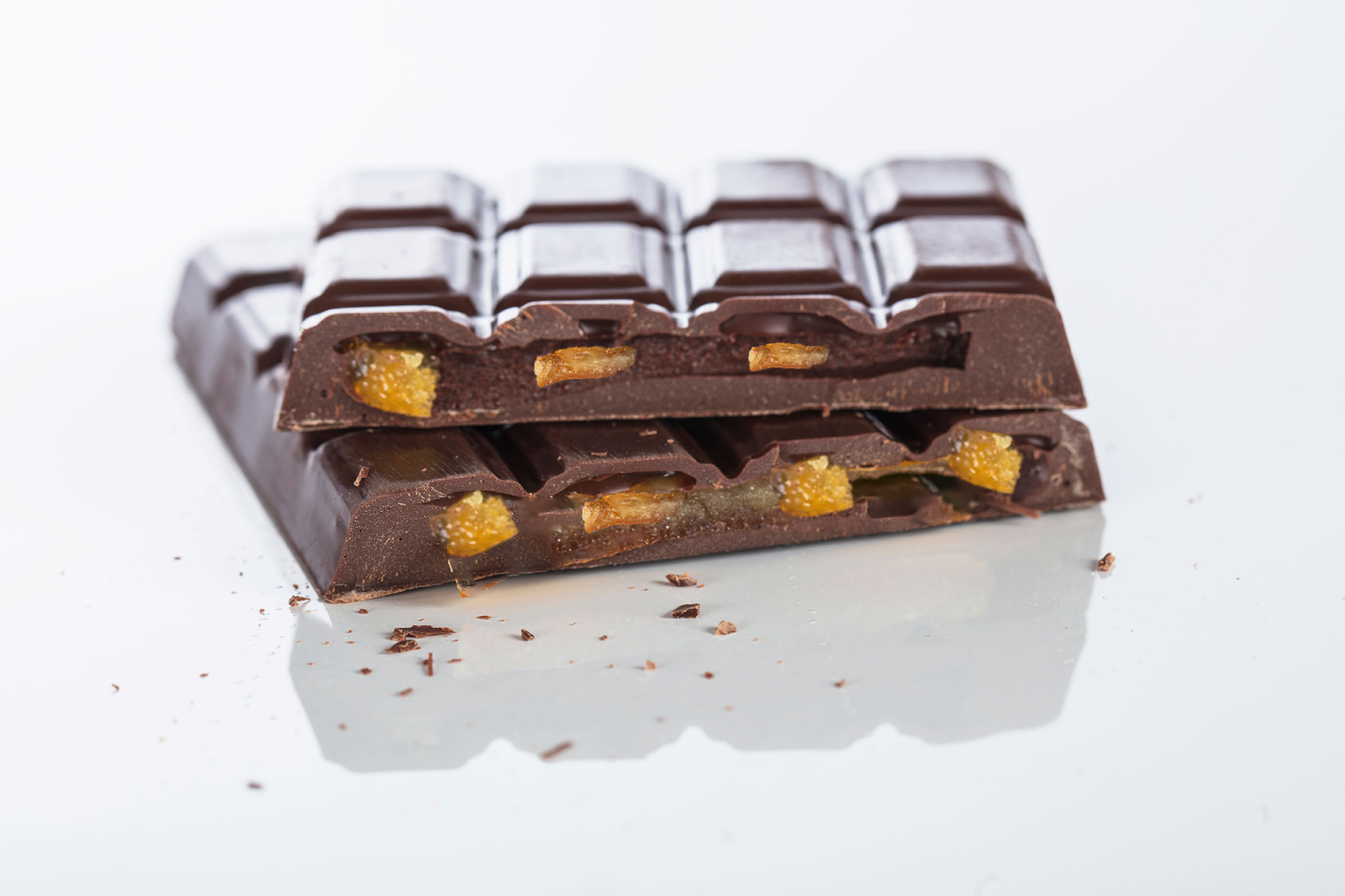 Tablette de chocolat - Fond marron - Tissus Price Matière Burlington 170  gr/m² - 146 cm