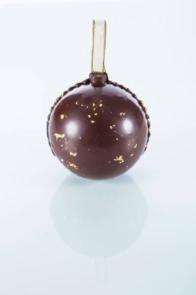 Boule de Noël Palet d'Or : Un cadeau subtil et exquis pour les entreprises  près du Jardin des Tuileries Paris - Artisan chocolatier haut de gamme à  Paris - BERNACHON